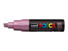 Posca - Marqueur peinture pointe large - rose métallique