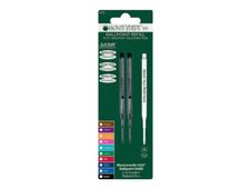 Monteverde - 2 Recharges pour stylo à bille Sheaffer - bleu - pointe moyenne