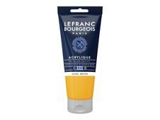 Lefranc Bourgeois - Peinture acrylique - jaune indien - 80 ml