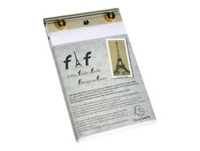 Exacompta L'Esprit Paris FAF N°4 - Bloc FAF complet - 21 x 13,5 cm - uni