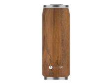 Les Artistes Paris - Canette isotherme - bois - 500 ml - acier inoxydable