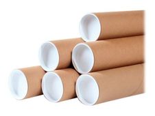 25 tubes d'expédition rond - 6 cm (diamètre) x 64 cm - Torraspapel