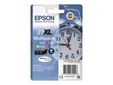 Epson 27XL Réveil - Pack de 3 - cyan, magenta, jaune - cartouche d'encre originale