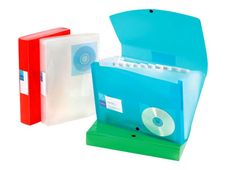 Viquel Propyglass - Classeur ménager (valisette trieur) 12 onglets - avec pochette CD - disponible dans différentes couleurs