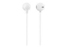 T'nB SWEET - Kit main libre - Ecouteurs filaire avec micro - intra-auriculaire - balnc