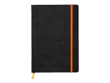 RHODIA Rhodiarama - Carnet souple A5 - 160 pages - ligné - noir