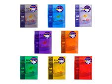 Exacompta Kover - Protège cahier avec rabats-pochettes - 24 x 32 cm - Disponible dans différentes couleurs translucides