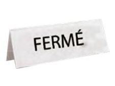 Promocome - Chevalet porte nom 297 x 105 mm