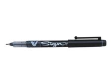 Pilot V Sign Pen - Pack de 12 feutres fins - noir