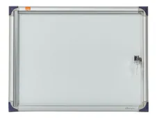 Nobo - Vitrine intérieure 2 A4 (385 x 505 mm) - cadre aluminium fond métal