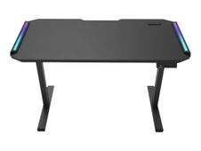 Cougar E-DEIMUS 120 - Bureau gaming assis/debout - réglage électrique - noir
