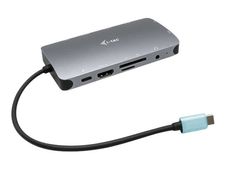 i-Tec USB-C Metal Nano - Station d'accueil - USB-C / Thunderbolt 3 - VGA, HDMI - GigE