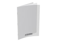 Conquérant Classique - Cahier polypro 24 x 32 cm - 96 pages - petits carreaux (5x5mm) - transparent