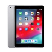 Apple iPad 6 - tablette 2018 reconditionnée grade B - 128 Go - 9,7" - Wifi - gris coque noir