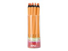 Apli Agipa - Crayon de couleur triangulaire Jumbo - orange fluo