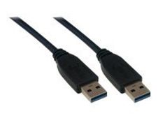 MCL Samar - câble USB 3.0 type A (M) vers USB 3.0 type A (M) - 2 m - noir