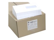 La Couronne - 1000 Enveloppes C5 162 x 229 mm - 80 gr - fenêtre 45x100 mm - blanc