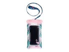 Legami Good Vibes Summer Collection - Etui de protection étanche pour téléphone portable - flamant rose