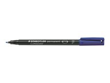 STAEDTLER LUMOCOLOR 318 - Marqueur permanent - pointe fine - bleu