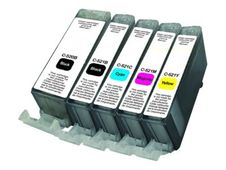 Cartouche compatible Canon PGI-520/CLI-521 - pack de 5 - noir x2, cyan, magenta, jaune - Uprint