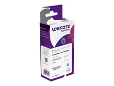 Cartouche compatible Lexmark 100XL - pack de 2 - cyan - Wecare