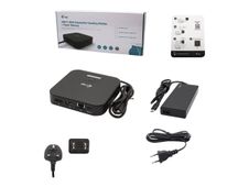 i-Tec - Station d'accueil - USB-C / Thunderbolt 3 - HDMI, DP - GigE - 77 Watt - avec i-Tec Universal Charger 77 W
