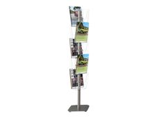 Promocome - Présentoir de sol 5 niveaux pour brochures A4 - 5 bacs sur 1 face
