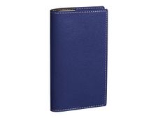 Quo Vadis Club 17 - Répertoire carnet d'adresses 8,8 x 17 cm - ligné - bleu