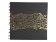 Exacompta Aramy - Album photos 32 x 32 cm - 60 pages - noir/or