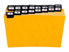 Exacompta - Intercalaires alphabétiques pour boîte à fiches - 24 positions A à Z