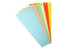 Exacompta Forever - 100 fiches intercalaires - 105 x 240 mm - couleurs assorties