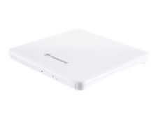 Transcend 8X DVDS-W - Lecteur graveur de DVD±RW (±R DL)/DVD-RAM - USB 2.0 - blanc