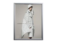 Promocome Clipframe - Vitre d'affichage clippant - coins carrés - A4