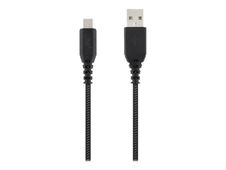 T'nB Xtrem work Pro - Câble USB 2.0 vers USB type-C - 1.5 m - noir/gris