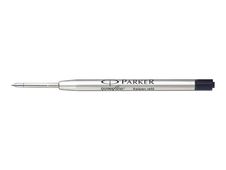Parker - Recharge pour stylo à bille - noir - pointe moyenne