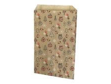 Créastyl - 150 Sacs cadeau kraft - 12 cm x 4,5 cm x 20 cm - brun