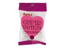 Apli - Notes adhésives coeur 70 x 70 mm - bloc de 200 feuilles couleurs vives