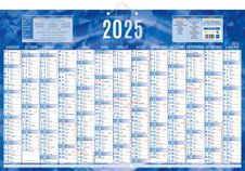 Calendrier bancaire année civile BOUCHUT "228 Bleu" 43 x 65 cm coloris bleu 70 %