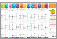 Calendrier bancaire année civile BOUCHUT "Tendance Maxi" 43 x 65 cm 70 %