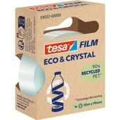 Tesa Film Eco & Crystal - Ruban adhésif - 19 mm x 10 m - transparent