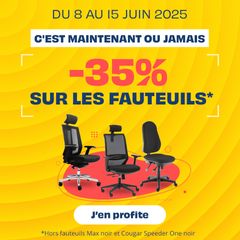 -35% sur les fauteuils