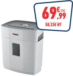 Destructeur Dahle PaperSAFE 100 coupe croisée