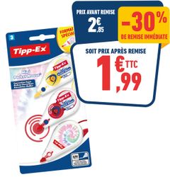 3 CORRECTEURS TIPPEX POCKET MOUSE