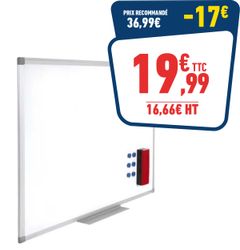 Tableau blanc laqué