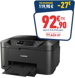 IMPRIMANTE MULTIFONCTION JET D'ENCRE CANON MAXIFY MB2150