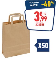 50 sacs krafts