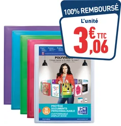 PORTE VUES POLYVISION - A4 - 40 VUES