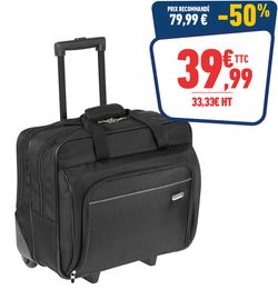 Sac Trolley 15,6 43 x 23 x 40 cm - Noir