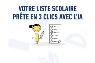 Liste scolaire en 3 clics