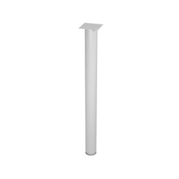 Pied de renfort Trend - H 69,5 cm - diam 6 cm - effet chromé